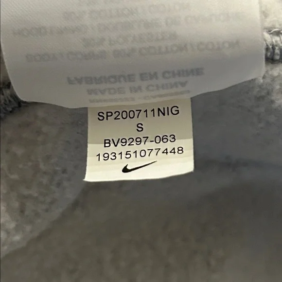 Nike Kyrie Irving Pullover Hoodie Men's Grey Red Zipper Small - Picture 7 of 9